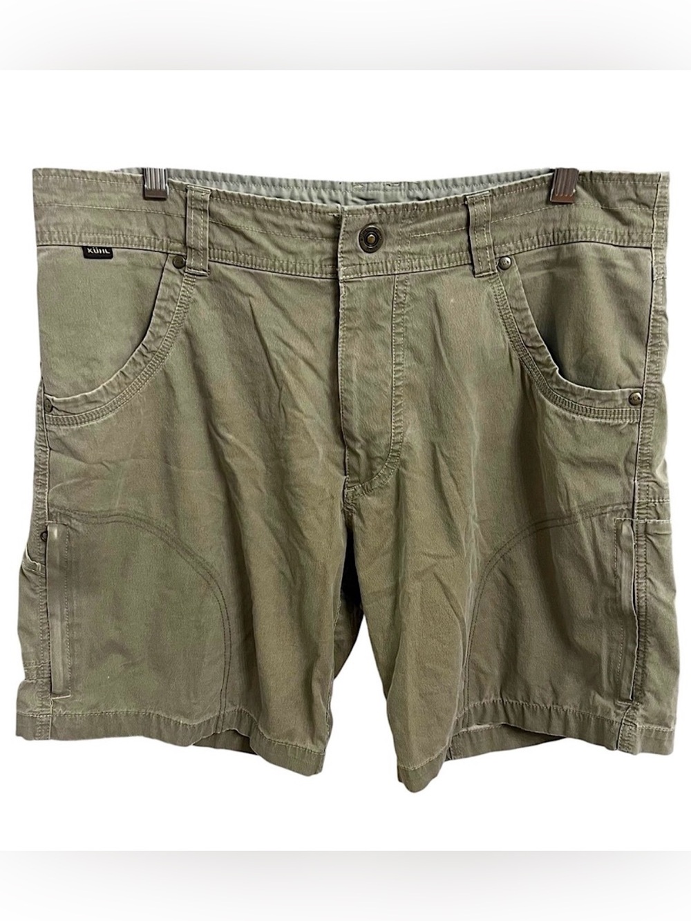 KUHL Men’s RAMBLR Cargo Vintage Patina ‎UPF+50 Lightweight Shorts Size 34